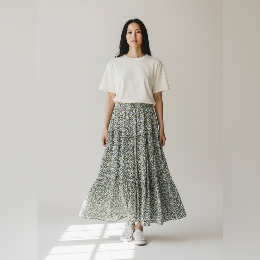 Twik Floral Maxi Skirt